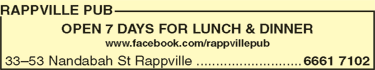 Rappville Pub - Restaurant Canberra 1