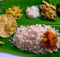 Babaji's Big Fat Keralan banana leaf feast - Restaurant Canberra