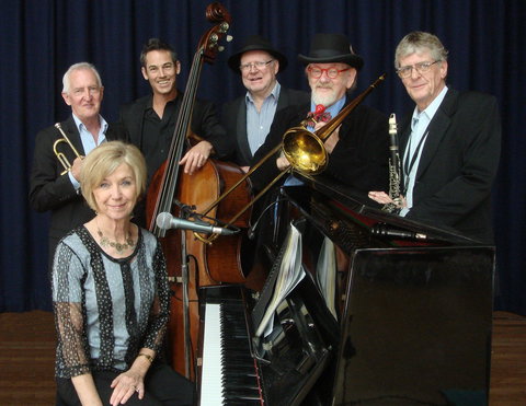 The Caxton Street Jazz Band In The Swigmore Hall At Robert Channon Wines - Restaurant Canberra 0