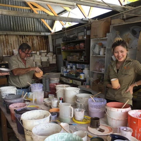 Introductory Pottery Glazing Class - Restaurant Canberra 0