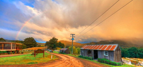 Hartzview Vineyard Heritage Pickers Hut Village - Restaurant Canberra 0