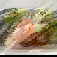 Flaming Healthy Charcoal Chicken  Salad