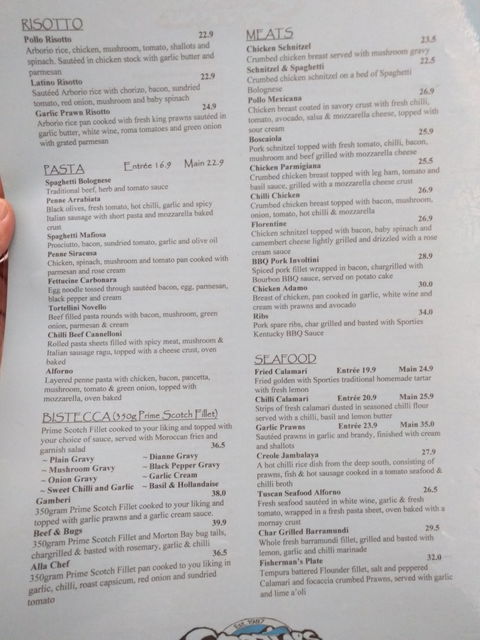 Sporties - Restaurant Canberra 1