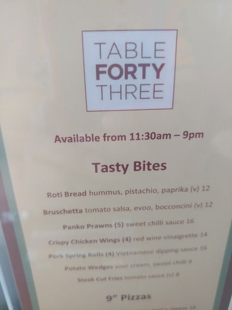 Table Forty Three - Restaurant Canberra 8