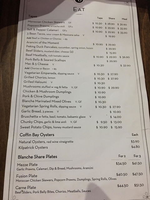 Blanche Bar - Restaurant Canberra 10