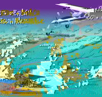 Scenic Flight - Great Barrier Reef Heart Reef Whitehaven Beach  Hill Inlet - Restaurant Canberra