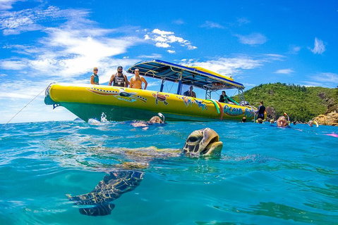 Great Barrier Reef Scenic Flight And Ocean Rafting Whitehaven Beach Day Trip - Restaurant Canberra 1