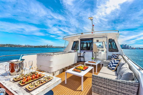 Vivid 90-Minute Sydney Harbour Intimate Catamaran Cruise With Canapes - Restaurant Canberra 4